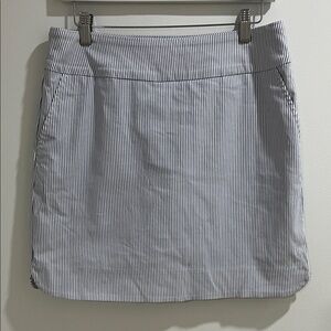 NWOT S.C. & Co Women’s Skort 8 Striped Skirt Shorts Pockets Pickleball Summer